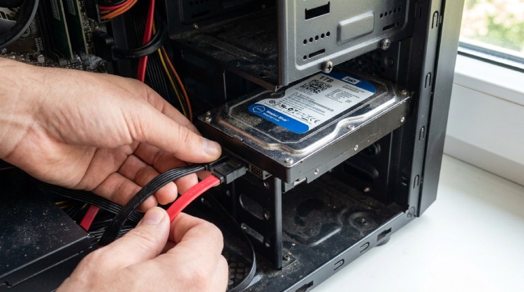 Встановлення жорсткого диска HDD
